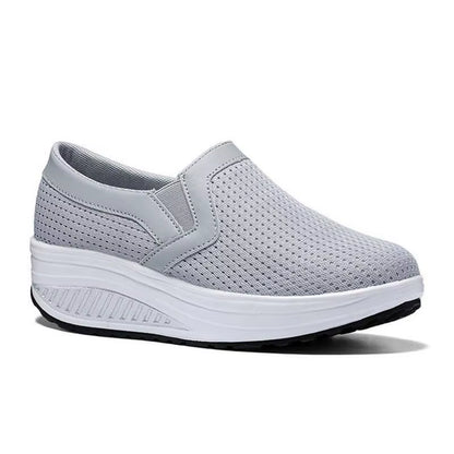 Baskets Plates Confortables Femme