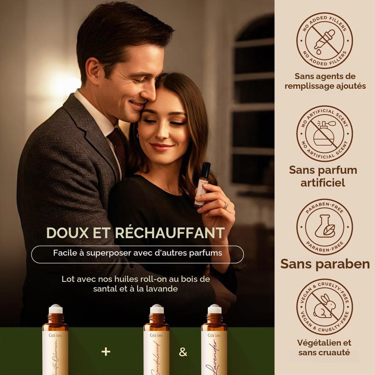 Huile Parfumée Vanille Roll-On