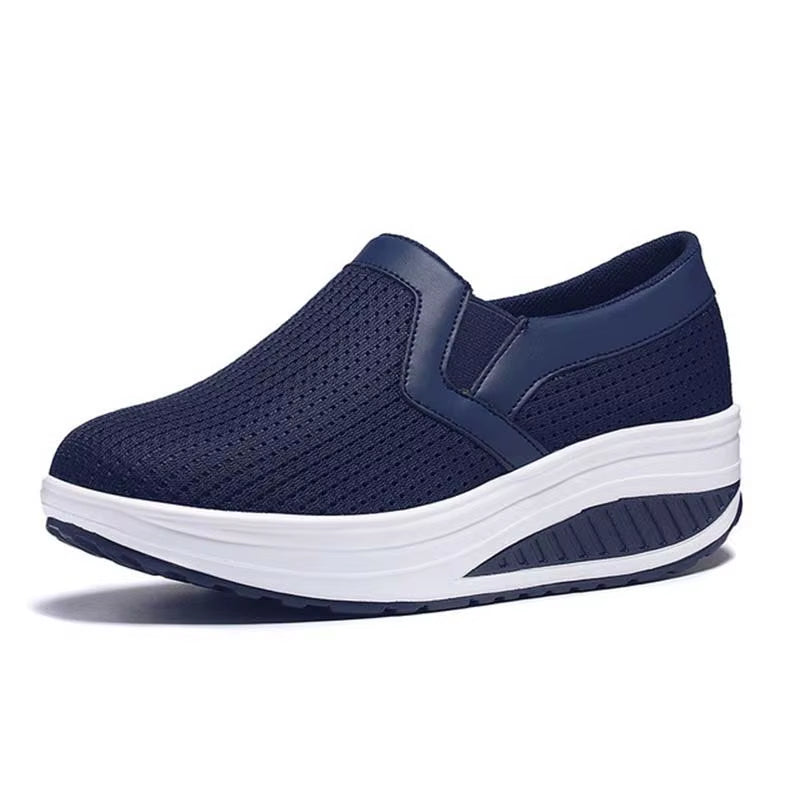 Baskets Plates Confortables Femme
