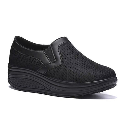 Baskets Plates Confortables Femme