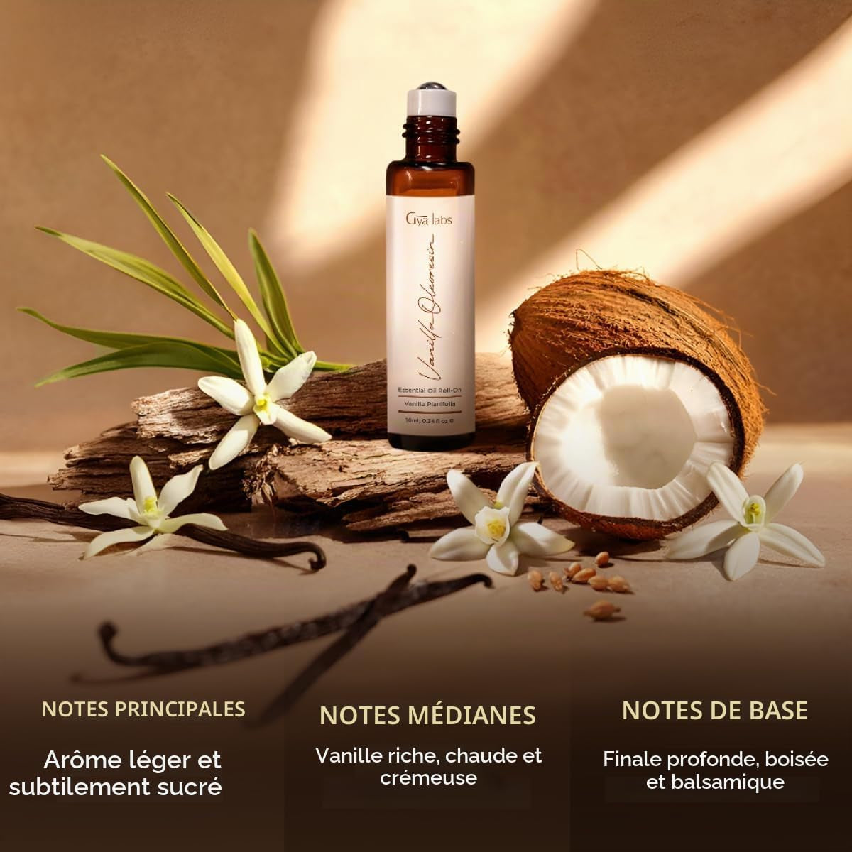 Huile Parfumée Vanille Roll-On