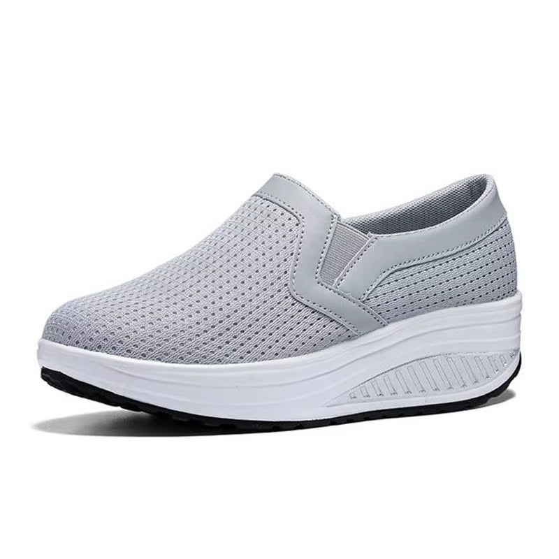 Baskets Plates Confortables Femme