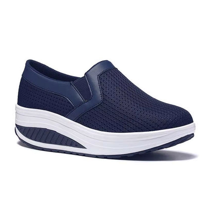 Baskets Plates Confortables Femme
