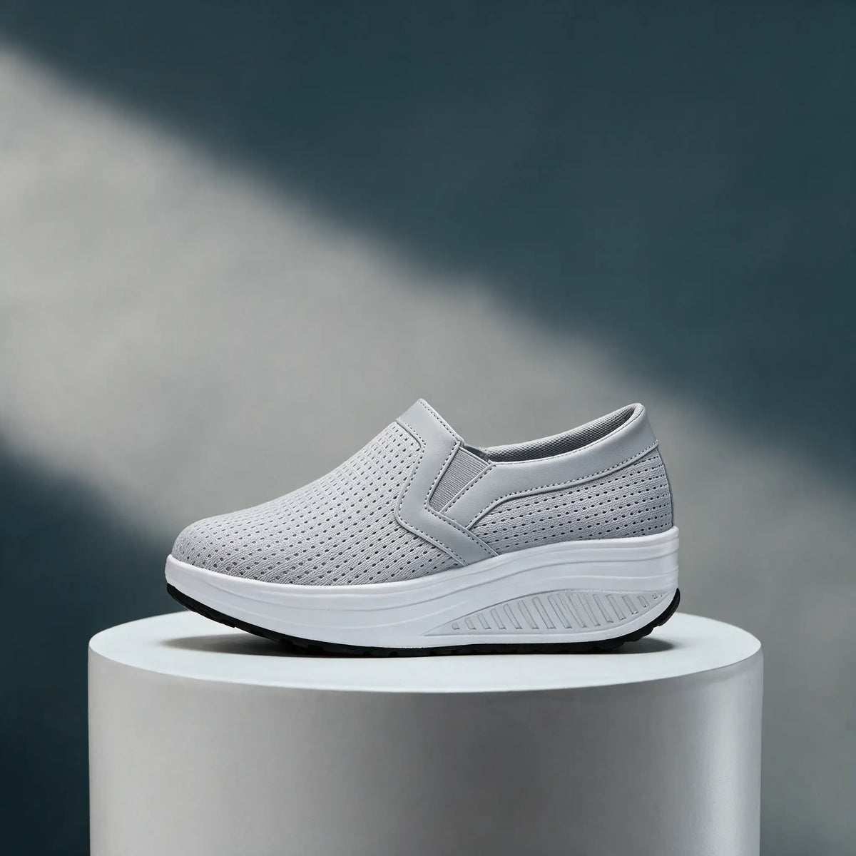 Baskets Plates Confortables Femme