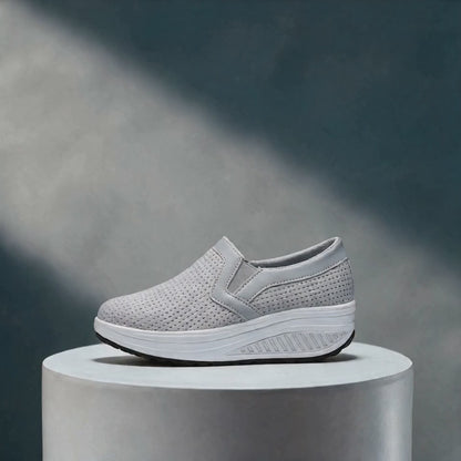 Baskets Plates Confortables Femme